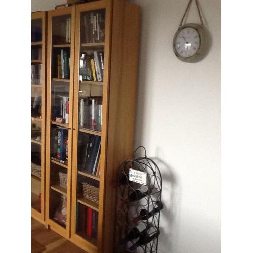 IKEA Bookcase Width: 80 cm, Depth: 28 cm, Height: 202 cm