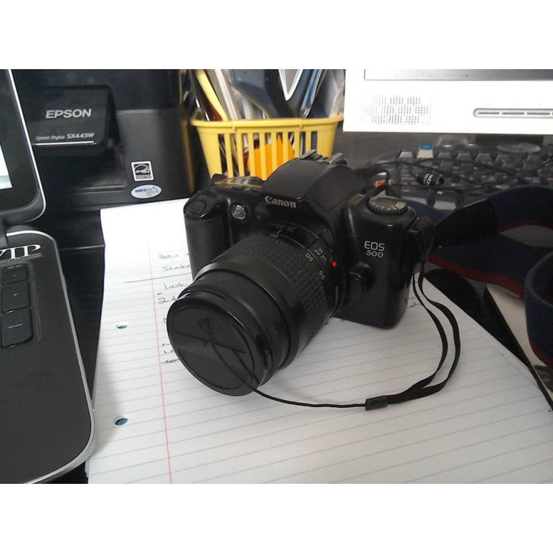 Canon EOS500 Camera plus Tamron 70-300mm lens