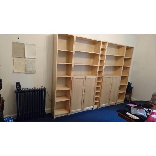 Ikea Beech Effect Wall Unit