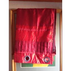 Lovely red curtains 66x72