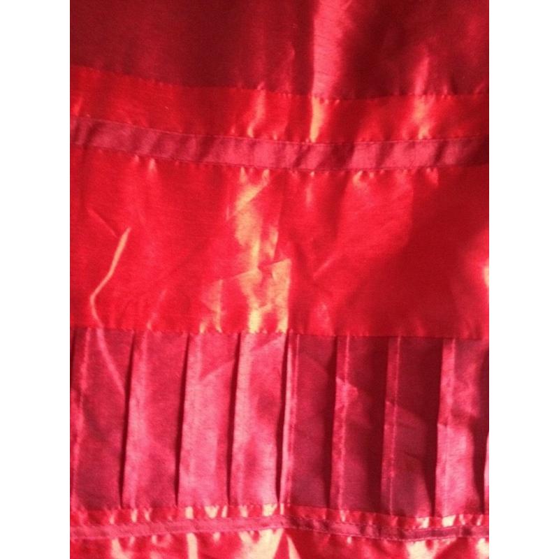 Lovely red curtains 66x72