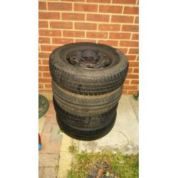 4 x steel wheels taken from Polo 2010 ***FREE***