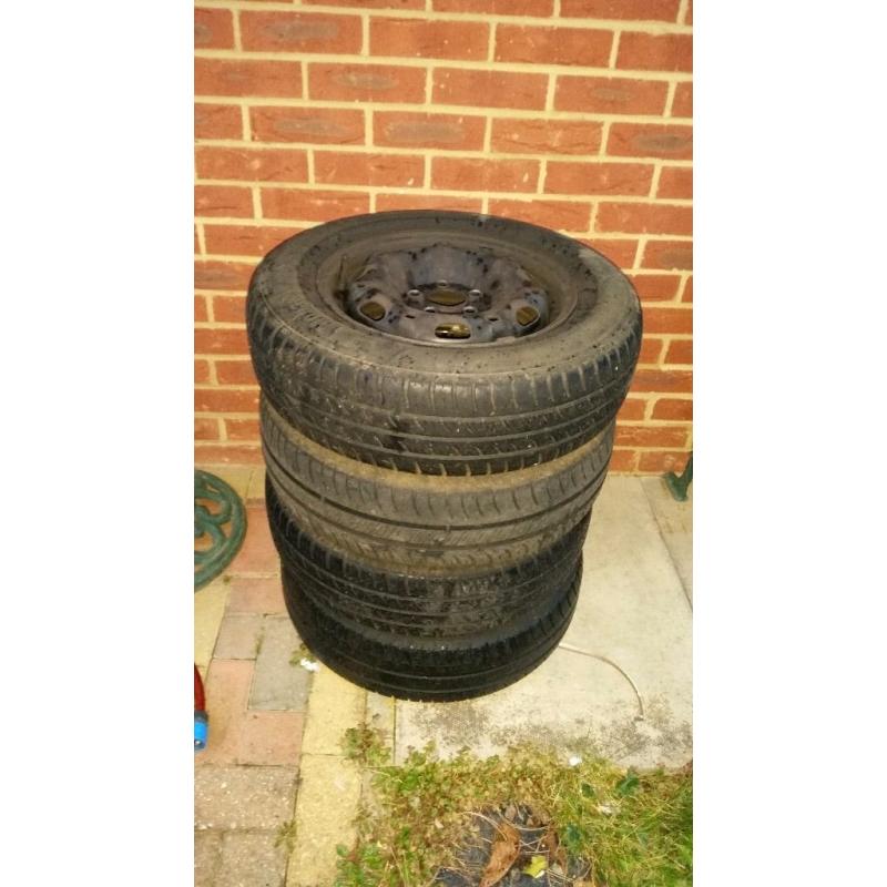 4 x steel wheels taken from Polo 2010 ***FREE***