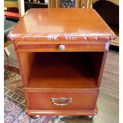 NEW SALE PRICE - GORGEOUS MAHOGANY IRISH MADE BEDSINE CABINETS (ON CASTORS) - WE CAN DELIVER