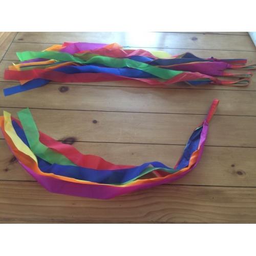 Set of 5 rainbow sensory dancing ribbons- party bag fillers?