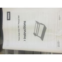 Thule Single Step V10 / Manual 550 brand new never used still in box