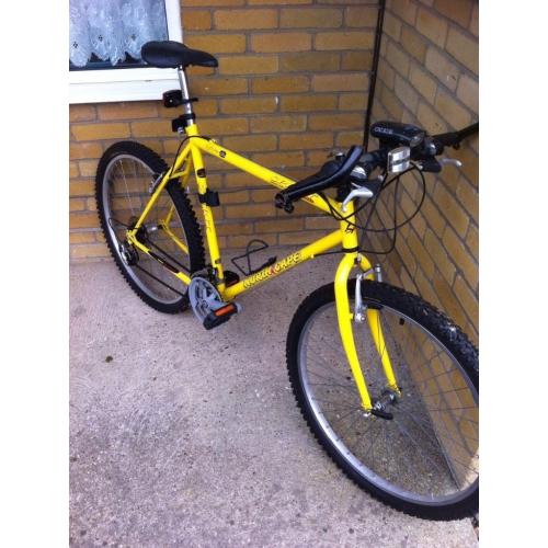 Men's mountain bike with front lights