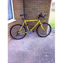 Men's mountain bike with front lights