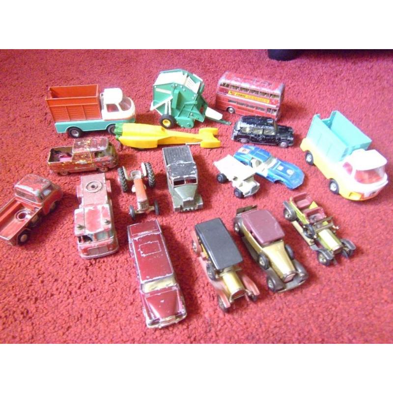 Vintage Corgi Dinky vehicles Tonka matchbox