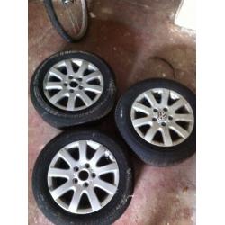 VW Alloys x3