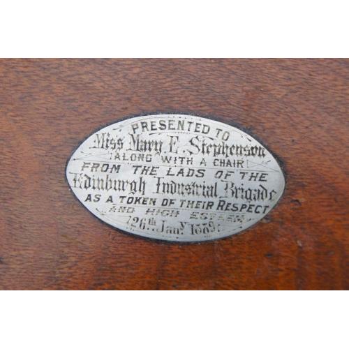 antique victorian folding side /card table