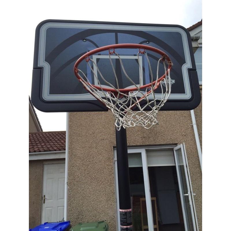 Basketball hoop and stand