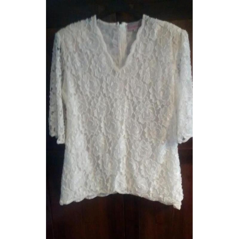 Wedding Dress size 14--16.