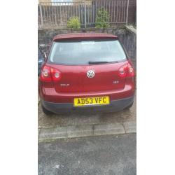 vw golf 53 plate 1.6 spares/repairs