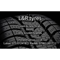2x TYRES 205 55 16 DUNLOP