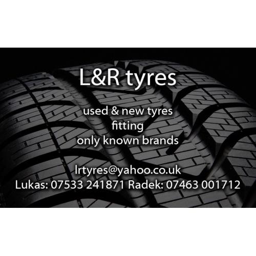 2x TYRES 205 55 16 DUNLOP