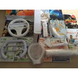 Wii wii fit and 13 games