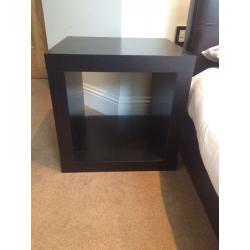 Solid bed side table