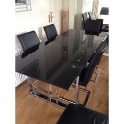 Dining room table and chairs