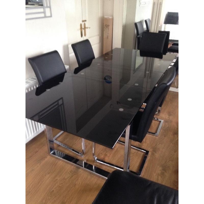 Dining room table and chairs