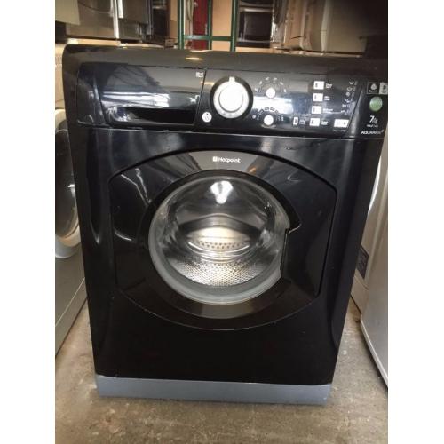 Black Hotpoint Washing Machine