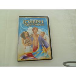 DVDS. 3 X CHILDRENS MOVIE DVDS. 2 X TINKERBELL. 1 X JOSEPH KING OF DREAMS
