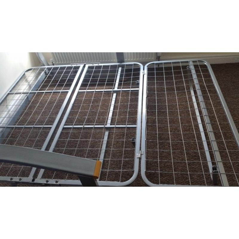 Double metal action sofa bed
