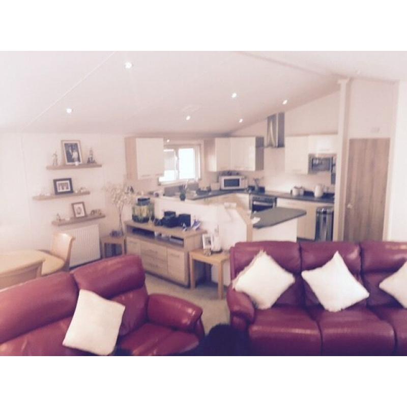 2 year old lodge near clacton & Colchester - with decking 2 bedroom