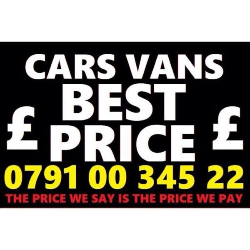 079100 34522 WANTED CAR VAN 4x4 BIKE SELL MY BUY YOUR FOR CASH SCRAP l