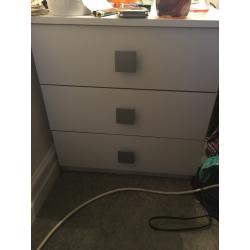 3 Door wardrobe and bedside cabinet