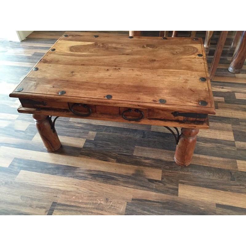 Sheesham Indian wood coffee table
