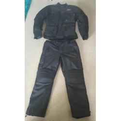 Motorcycle jacket and trousers