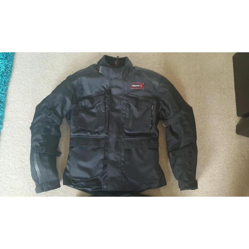 Motorcycle jacket and trousers