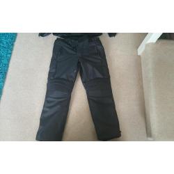 Motorcycle jacket and trousers