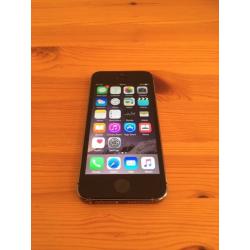 Black/ grey iPhone 5s (unlocked, free delivery, more phones available)