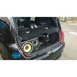 vibe cbr subwoofer an built in amp with all cables