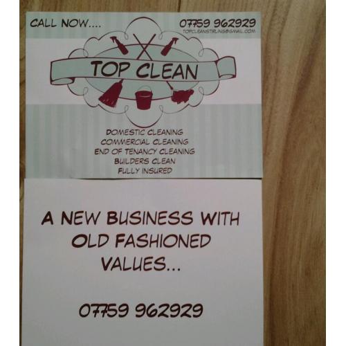 Cleaning services