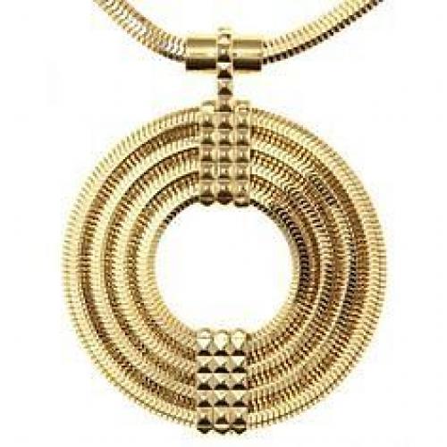 Yellow Gold Lara Bohinc Apollo Designer Necklace Pendant