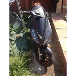 two peugeot mopeds 50cc and 125cc