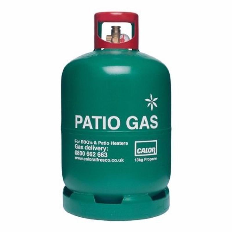 13kg calor patio gas bottle with regulator empty ideal spare