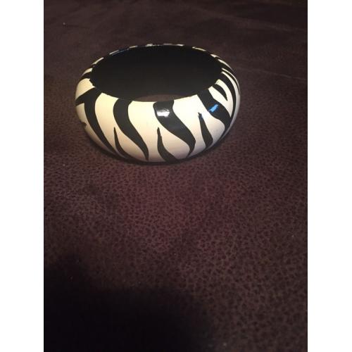 Zebra print bangle
