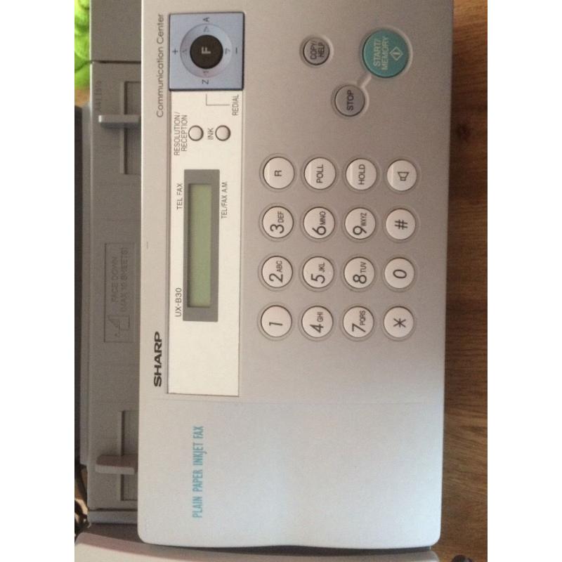 Sharp ux-b30 communication centre/fax machine