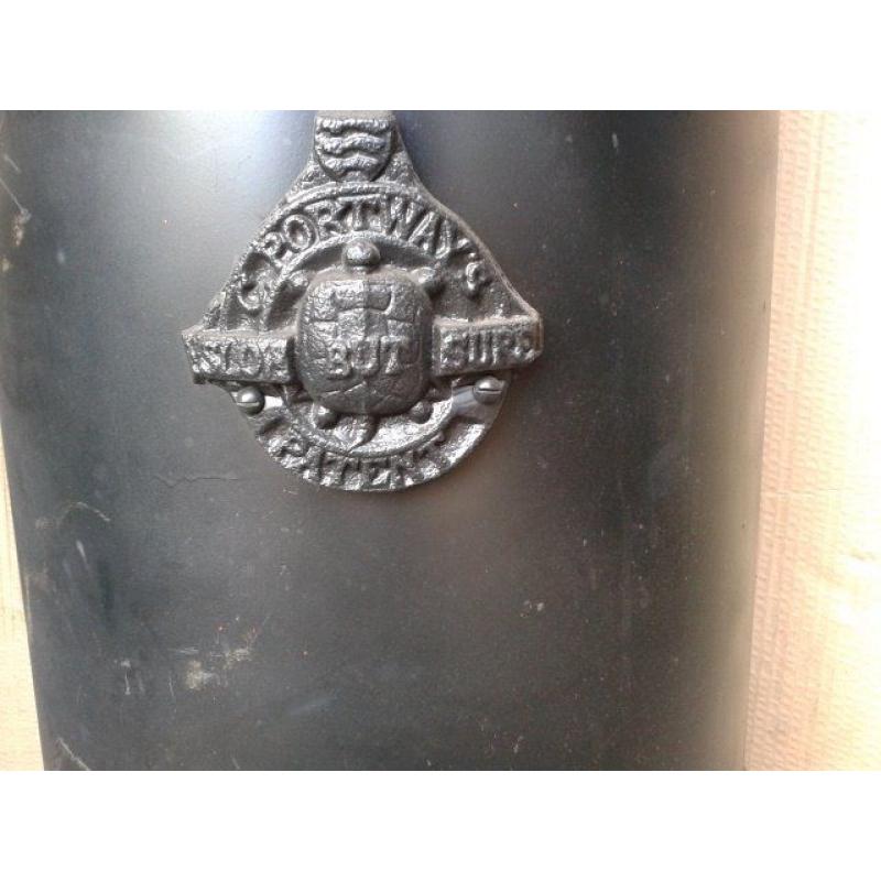 Genuine No. 4 'Portway of Halstead' Tortoice Fire
