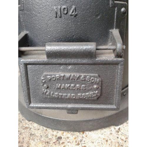 Genuine No. 4 'Portway of Halstead' Tortoice Fire