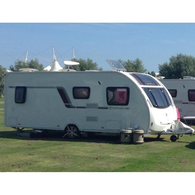 Caravan 4 berth 2012 Swift Corniche