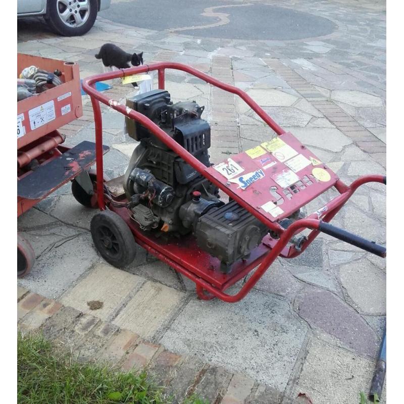 Honda diesel jetwash.