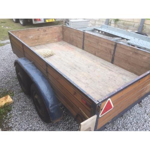 8x4 twin axel trailer