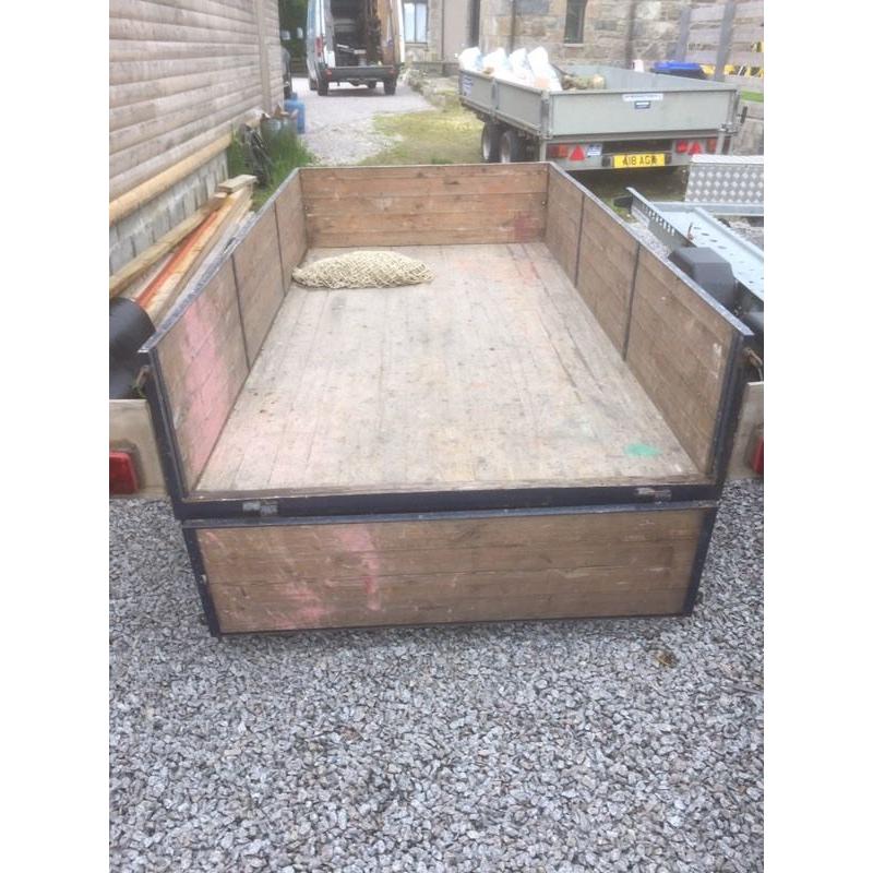 8x4 twin axel trailer