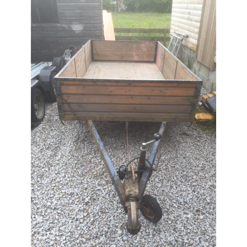 8x4 twin axel trailer
