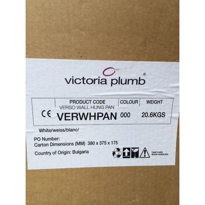 Victoria Plum Wall Hung Toilet bnib *see add*